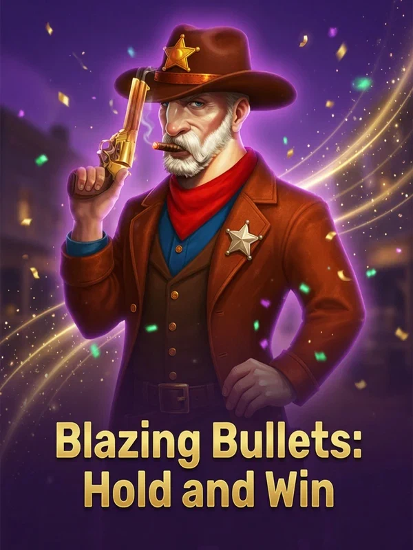Illustration zu Blazing Bullets: Hold and Win von Booming Games