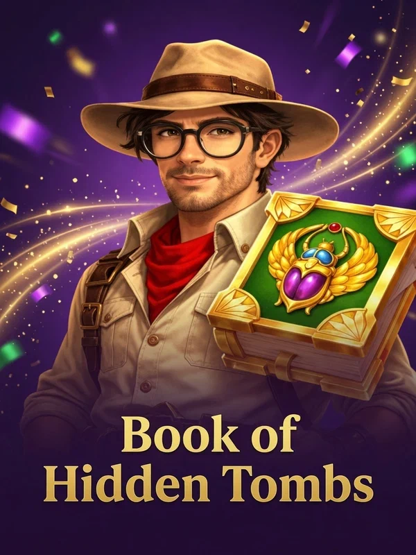 Illustration zu Book of Hidden Tombs von BGaming